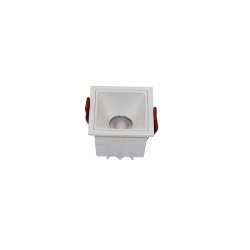 Downlight Incastrat Patrat Alfa LED Maytoni LED, Alb, DL043-01-10W3K-SQ-W, Germania