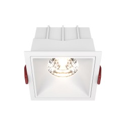 Downlight Incastrat Patrat Alfa LED Maytoni LED, Alb, DL043-01-15W4K-D-SQ-W, Germania