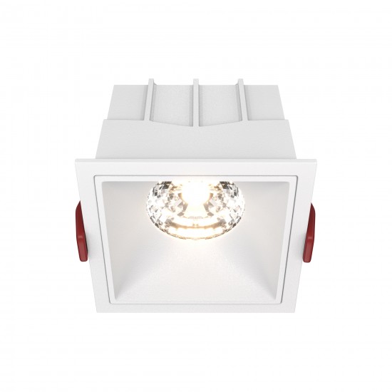 Downlight Incastrat Patrat Alfa LED Maytoni LED, Alb, DL043-01-15W4K-D-SQ-W, Germania