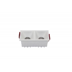 Downlight Incastrat Patrat Alfa LED Maytoni LED, Alb, DL043-02-10W3K-D-SQ-W, Germania