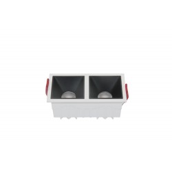 Downlight Incastrat Patrat Alfa LED Maytoni LED, Alb, DL043-02-10W4K-SQ-WB, Germania