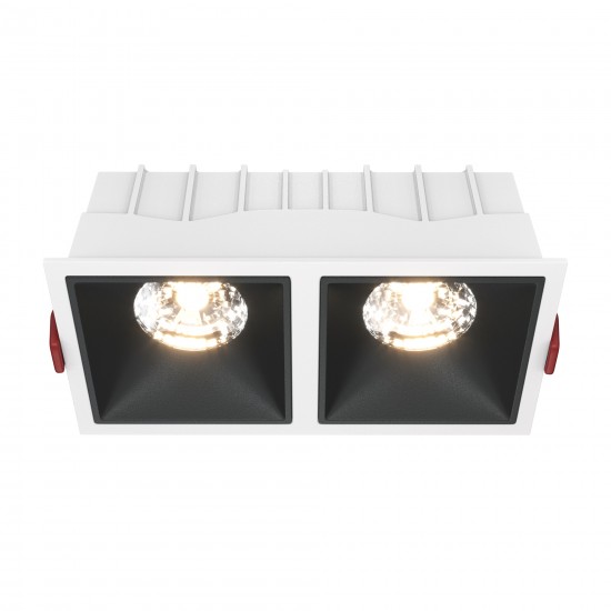 Downlight Incastrat Patrat Alfa LED Maytoni LED, Alb, DL043-02-15W3K-SQ-WB, Germania