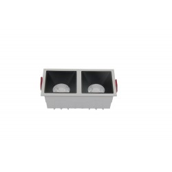 Downlight Incastrat Patrat Alfa LED Maytoni LED, Alb, DL043-02-15W4K-SQ-WB, Germania