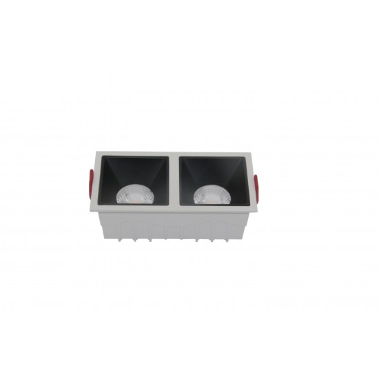 Downlight Incastrat Patrat Alfa LED Maytoni LED, Alb, DL043-02-15W4K-SQ-WB, Germania