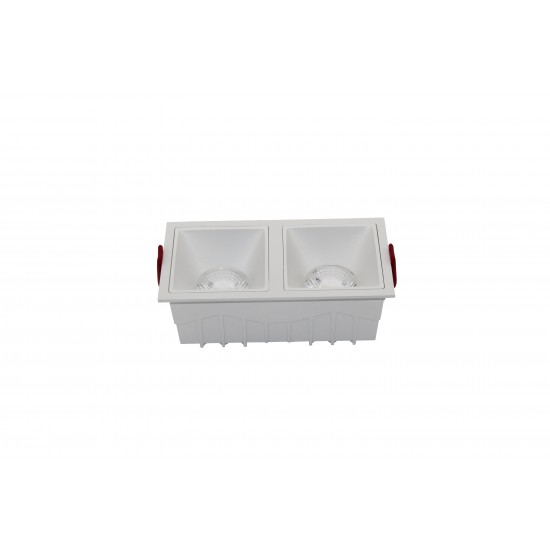 Downlight Incastrat Patrat Alfa LED Maytoni LED, Alb, DL043-02-15W4K-SQ-W, Germania
