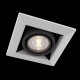 Downlight Patrat Metal Modern Maytoni GU10, Alb, DL008-2-01-W, Germania