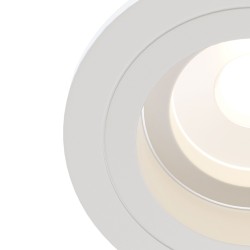 Downlight Circular Atom Maytoni GU10, Alb, DL025-2-01W, Germania