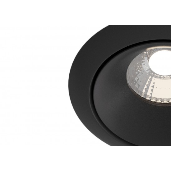 Downlight Circular Yin Maytoni Led, Negru, DL031-2-L12B, Germania