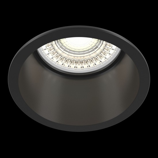 Downlight Circular Reif Maytoni GU10, Negru, DL049-01B, Germania