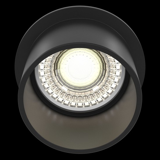 Downlight Circular Reif Maytoni GU10, Negru, DL050-01B, Germania