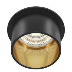 Downlight Circular Reif Maytoni GU10, Negru, DL050-01GB, Germania