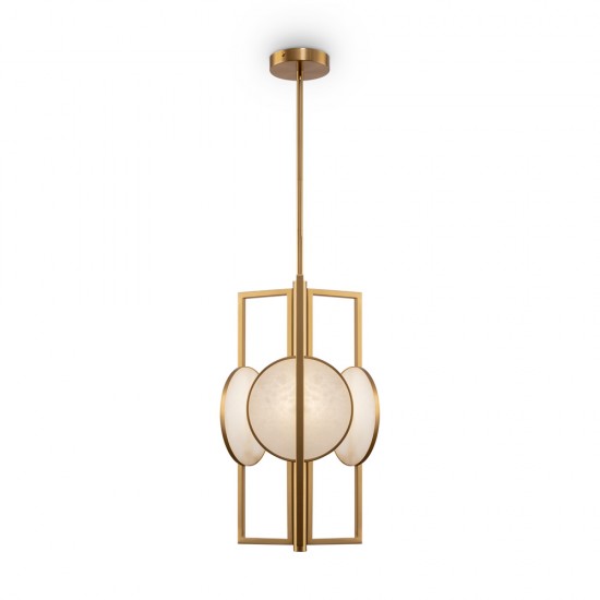 Pendul Marmo Maytoni E14, Auriu, MOD099PL-03G, Germania