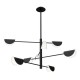 Candelabru Mollis Maytoni G9, Negru, MOD126PL-08B, Germania