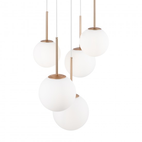 Suspensie Basic form Maytoni E14, Auriu, MOD321PL-05G, Germania