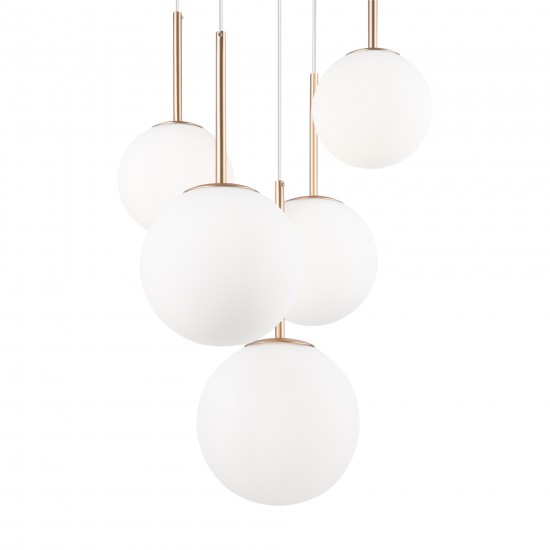 Suspensie Basic form Maytoni E14, Auriu, MOD321PL-05G, Germania