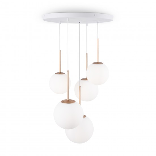Suspensie Basic form Maytoni E14, Auriu, MOD321PL-05G, Germania