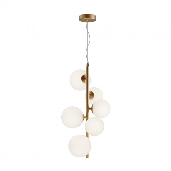 Suspensie Dallas Maytoni G9, Auriu, MOD545PL-06BS, Germania