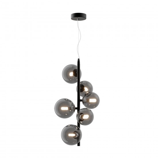Suspensie Dallas Maytoni G9, Negru, MOD545PL-06B, Germania
