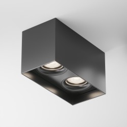 Downlight Aplicat Slim C015CL-02B Maytoni GU10, Negru, Germania