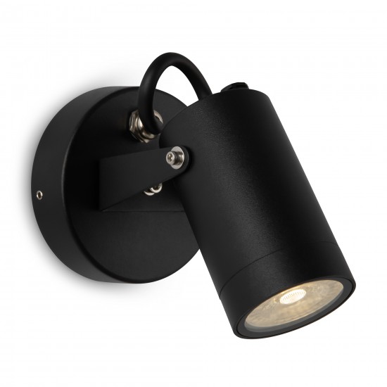 Aplica Exterior Scope Maytoni GU10, Negru, O025WL-01B, Germania