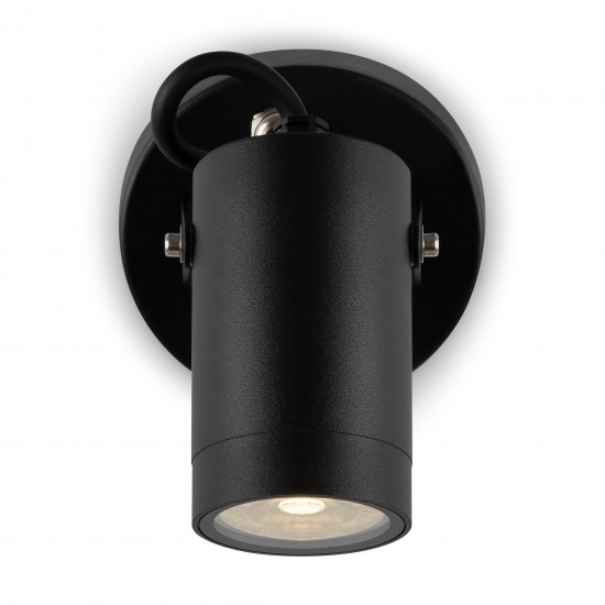 Aplica Exterior Scope Maytoni GU10, Negru, O025WL-01B, Germania