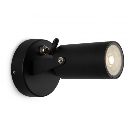 Aplica Exterior Scope Maytoni GU10, Negru, O025WL-01B, Germania
