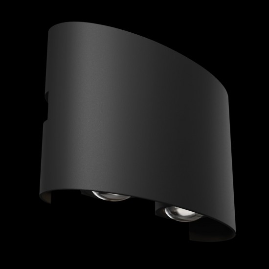 Aplica Exterior Strato Maytoni Led, Negru, O417WL-L4B3K, Germania