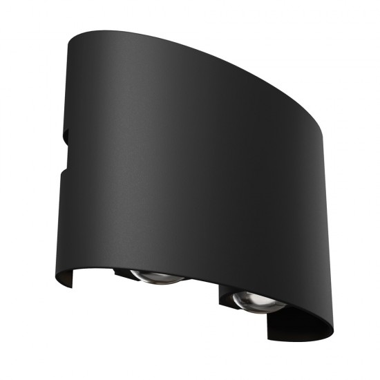 Aplica Exterior Strato Maytoni Led, Negru, O417WL-L4B3K, Germania