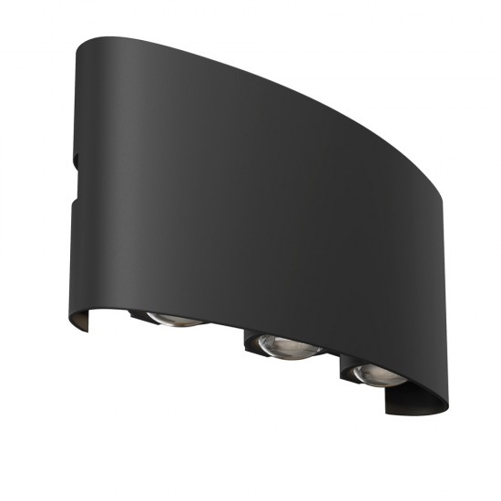 Aplica Exterior Strato Maytoni Led, Negru, O417WL-L6B3K, Germania