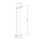 Stalp Paso Maytoni LED, Negru, O595FL-L12B3K, Germania