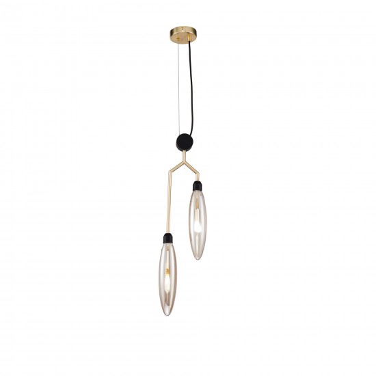 Suspensie Ventura Maytoni G9, Auriu , MOD012PL-02G, Germania