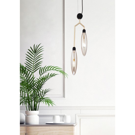 Suspensie Ventura Maytoni G9, Auriu , MOD012PL-02G, Germania