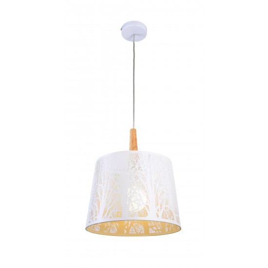 Pendul Lantern Maytoni E27, Alb, MOD029-PL-01-W, Germania
