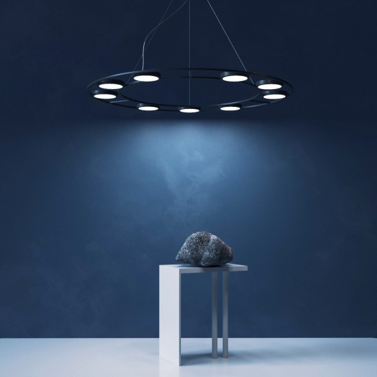 Suspensie Fad Maytoni Led, Negru, MOD070PL-L63B3K, Germania