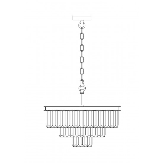 Candelabru Revero Maytoni E14, Auriu, MOD085PL-07BS, Germania