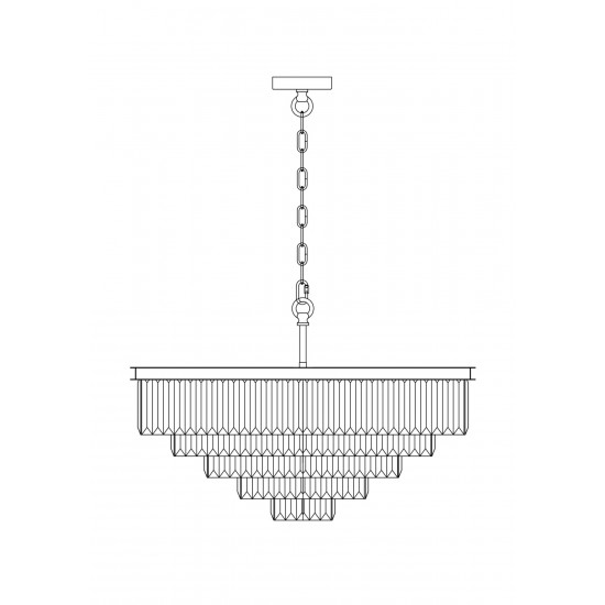 Candelabru Revero Maytoni E14, Auriu, MOD085PL-12BS, Germania