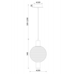 Pendul Rueca Maytoni GU10, Nickel, P060PL-01N, Germania