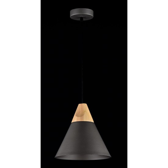 Pendul  Bicones Maytoni E27, Negru, P359-PL-220-C, Germania