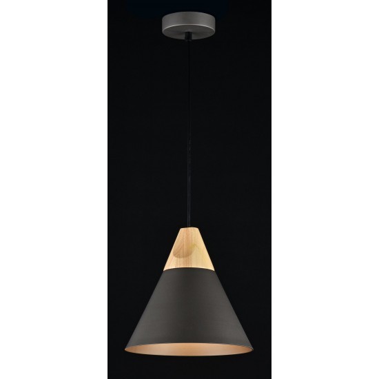 Pendul  Bicones Maytoni E27, Negru, P359-PL-220-C, Germania