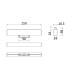Plafoniera Sina Magnetica BASIS Maytoni Led, Negru, TR012-2-7W4K-B, Germania