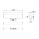 Plafoniera Sina Magnetica BASIS Maytoni Led, Negru, TR013-2-10W4K-B, Germania