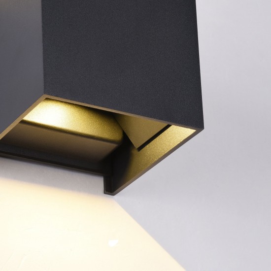 Aplica Exterior Fulton Maytoni Led, Negru, O572WL-L6B, Germania