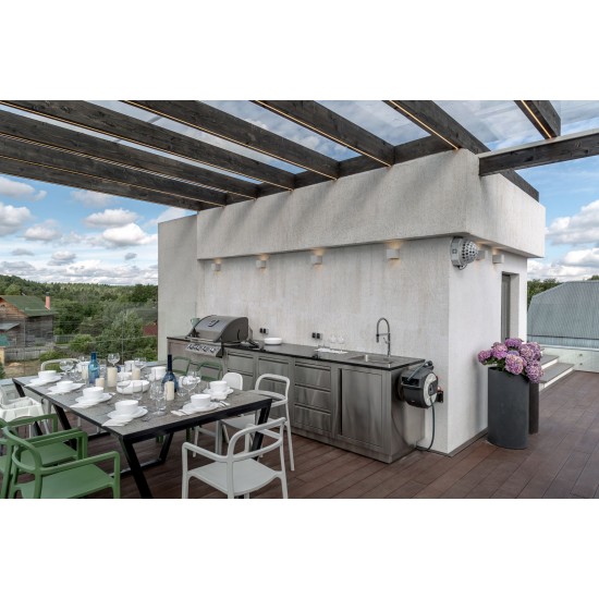 Aplica Exterior Fulton Maytoni Led, Alb, O572WL-L6W, Germania