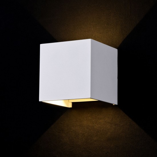 Aplica Exterior Fulton Maytoni Led, Alb, O572WL-L6W, Germania