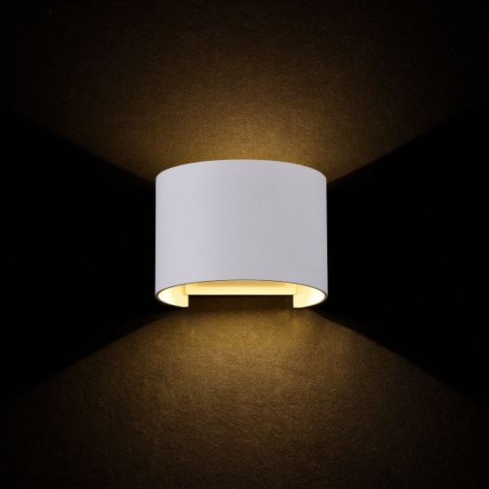 Aplica Exterior Fulton Maytoni Led, Alb, O573WL-L6W, Germania