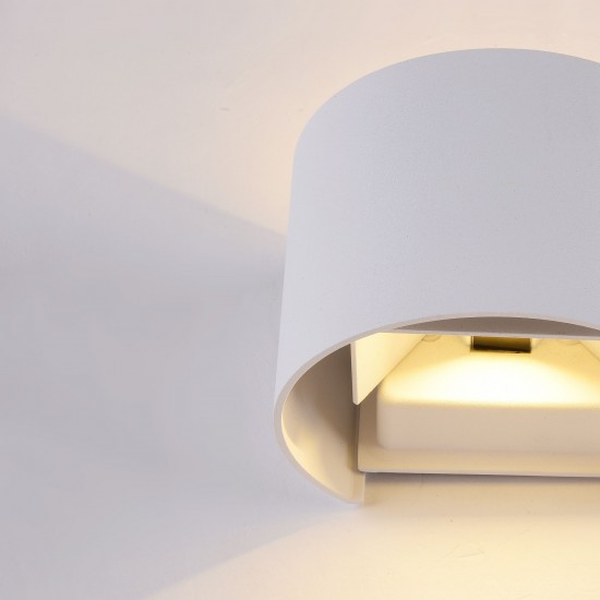Aplica Exterior Fulton Maytoni Led, Alb, O573WL-L6W, Germania