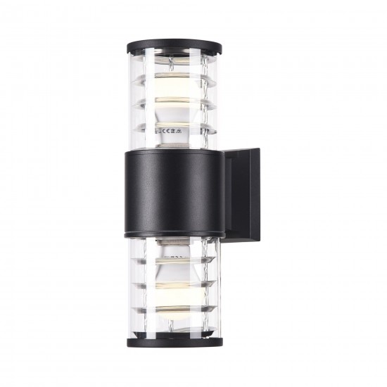 Aplica Exterior Bronx Maytoni E27, Negru, O576WL-02B, Germania