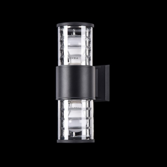 Aplica Exterior Bronx Maytoni E27, Negru, O576WL-02B, Germania