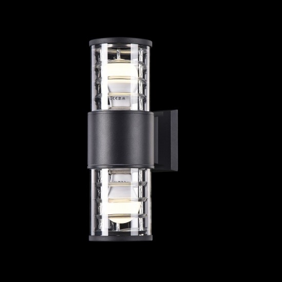 Aplica Exterior Bronx Maytoni E27, Negru, O576WL-02B, Germania