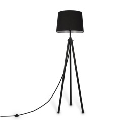 Lampadar Calvin Maytoni E27, Negru, Z177FL-01B, Germania